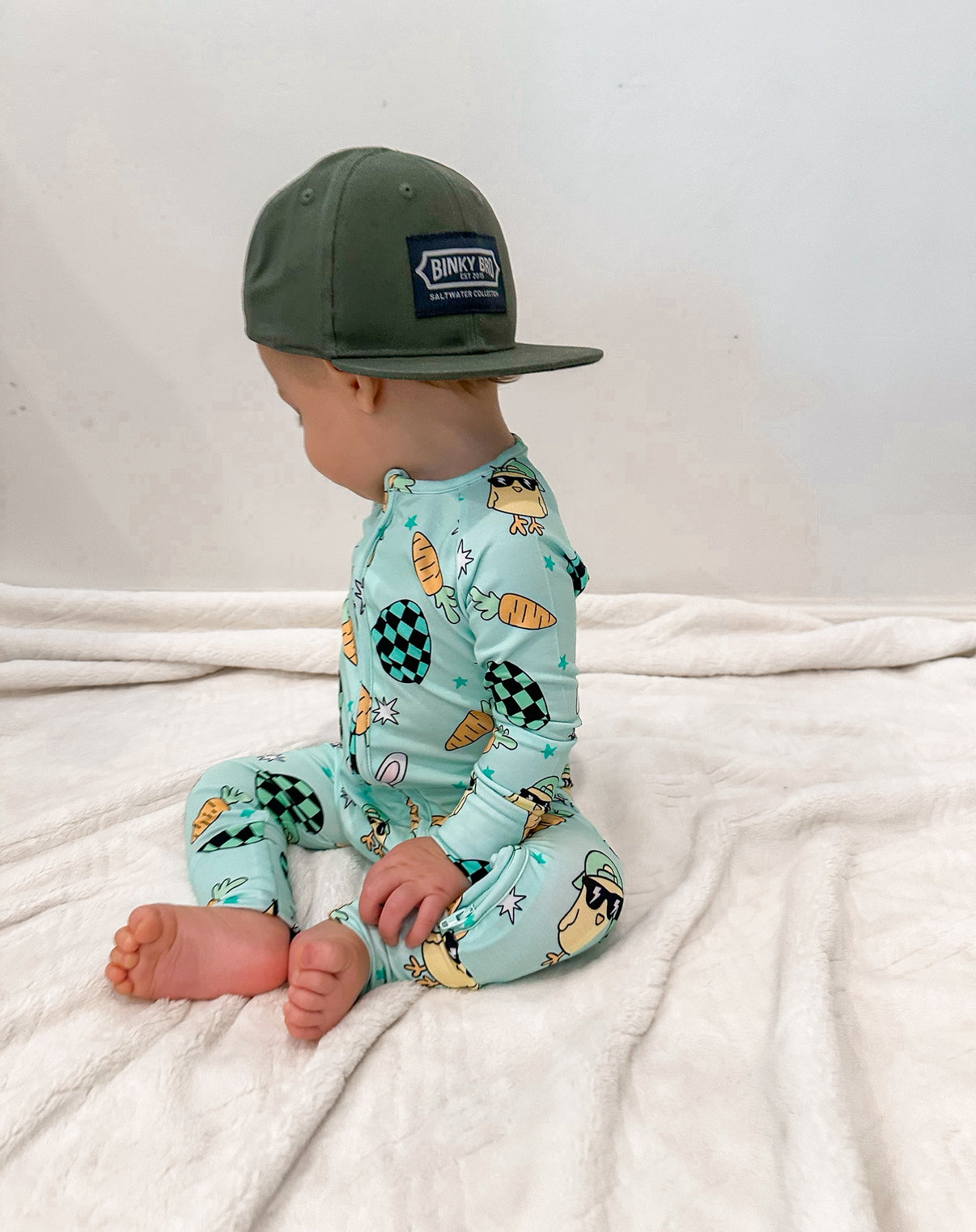 TOO HIP ZIP UP BAMBOO JAMMIE