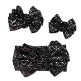 *LIMITED* Black w/ Chunky Silver Sparkle (sample items)