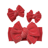 Christmas Red Two Tone Chunky Ribbed