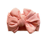 Orange Dreamsicle ~ Pale Orange Chunky Ribbed