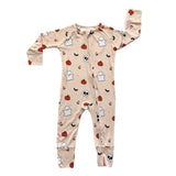 SKULL SQUAD ~ ZIP UP BAMBOO JAMMIE (TTS)