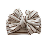 Biscotti ~ White w/ Brown Stripes