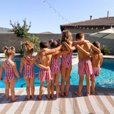 RUFFLE ONE PIECE ~ LIVING IN AMERICA
