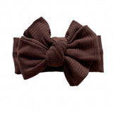 Brownie Batter ~ Dark Brown Ribbed