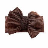 Scarecrow ~ Sparkly Orange & Black Ribbed