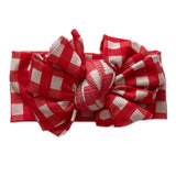 RED VELVET BAMBOO BOWS