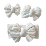 Camellia ~ White Embossed Daisies