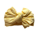 Zesty ~ Yellow & White Stripes
