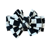 NASCAR ~ Black & White Checkers