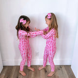 TWO PIECE BAMBOO JAMMIES ~ WRAPPED IN LOVE