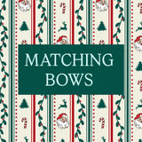 *PREORDER* RIBBED BAMBOO BOWS ~ DEAR SANTA