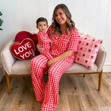 WOMEN'S PAJAMA SET ~ RED VELVET VALENTINE