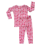 TWO PIECE BAMBOO JAMMIES ~ WRAPPED IN LOVE