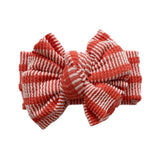 Gourd-geous ~ Pumpkin Orange & White Chunky Ribbed