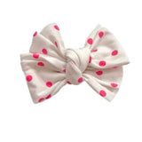 TNK TUESDAY EXCLUSIVE ~ WHITE W/ PINK POLKA DOTS