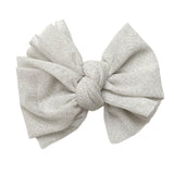 NYE ~ White Mesh w/ Silver Sparkles