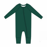 *PREORDER* EMERALD EVERGREEN RIBBED BAMBOO ZIPPIE