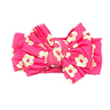 Sunshine Daisy ~ Hot Pink w/ Yellow Daisies