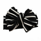 Katrina ~ Black w/ White Stripes