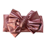 Vivian ~ Dusty Pink Shiny Pleather