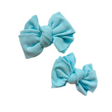 BE MY BABY BLUE BAMBOO BOWS