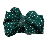 Dancer ~ Emerald Green w/ White Polka Dots