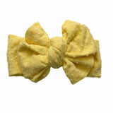 Lemon Meringue ~ Yellow Swiss Dot