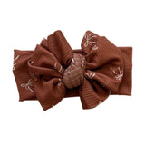 Wren ~ Rust Ribbed w/ Bows