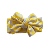 Lemon Drop ~ Yellow & White Checkers