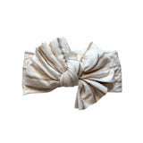 Soft Serve ~ Cream w/ Tan Stripes