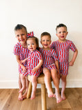 BAMBOO SHORTS TWO PIECE SET ~ ALL AMERICAN DREAMS