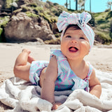 COPACABANA ~ NEON PALM LEAVES SWIM BOWS