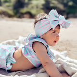 COPACABANA ~ NEON PALM LEAVES SWIM BOWS