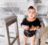 white black polka dots