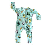 TOO HIP ZIP UP BAMBOO JAMMIE