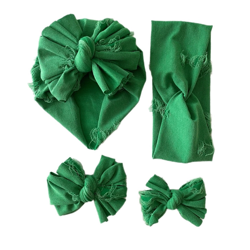 Lucky 13 ~ Kelly Green Distressed